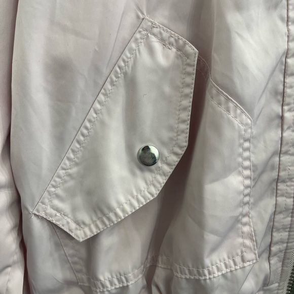 Free People Light Blush Pink Midnight Bomber Jacket - Picture 6 of 7